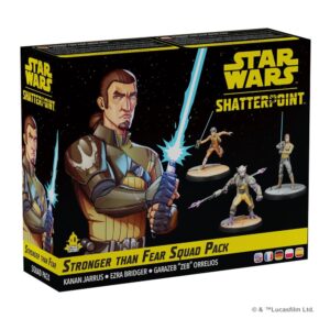 Juego de mesa star wars shatterpoint stronger than fear squad pack edad recomendada 14 a?os