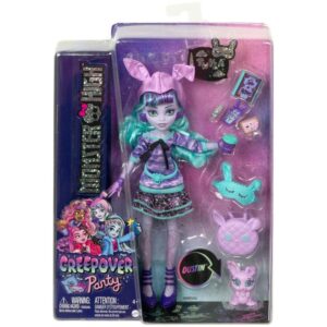 Mu?eca mattel monster high fiesta de pijamas twyla