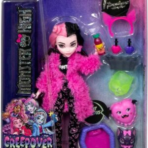 Mu?eca mattel monster high fiesta de pijamas y mascotas