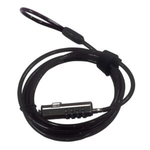 Cable de seguridad ewent para portatil -  combinacion 4 digitos 1.8m