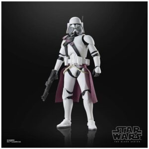 Figura hasbro star wars revenge of the sith the black series clone commander bacara