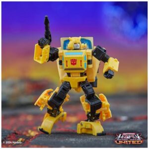 Figura hasbro transformers legacy united deluxe origin bumblebee