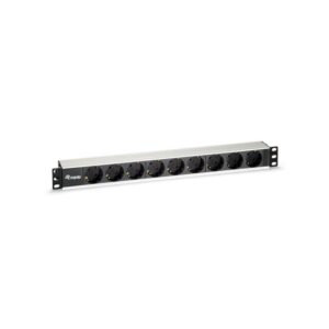 Regleta equip rack 19 pulgadas 1u 9 tomas schucko