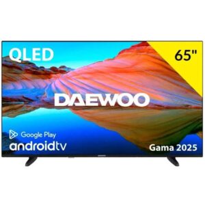 Tv daewoo 65 pulgadas qled 4k uhd - 65dm72uaqp - android tv