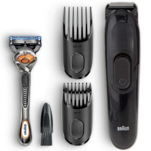 Barbero cortapelos braun sk3300 + gillette fusion