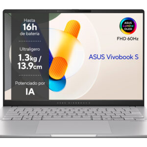 Asus vivobook oled m5406na - qd082w amd ryzen 5 7535hs 14 pulgadas 16gb ssd512gb w11
