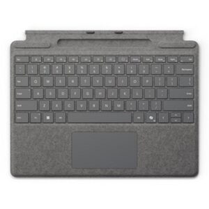 Teclado microsoft surface pro type cover + pen platino
