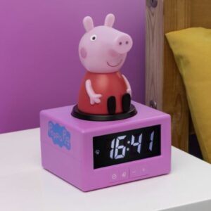 Reloj despertador paladone peppa pig con cable usb
