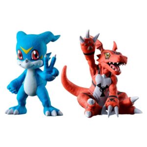 Figuras ichibansho digimon two forces that radiate light veemon & guilmon
