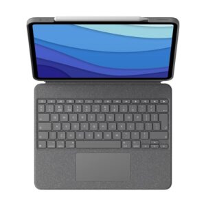 Funda logitech combo touch para con teclado para ipad pro m4 11 pulgadas grafito