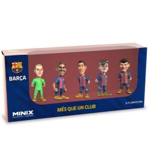 Pack 5 figuras minix fc barcelona