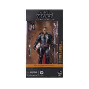 Figura hasbro star wars the mandalorian the black series moft gideon (dark trooper armor)