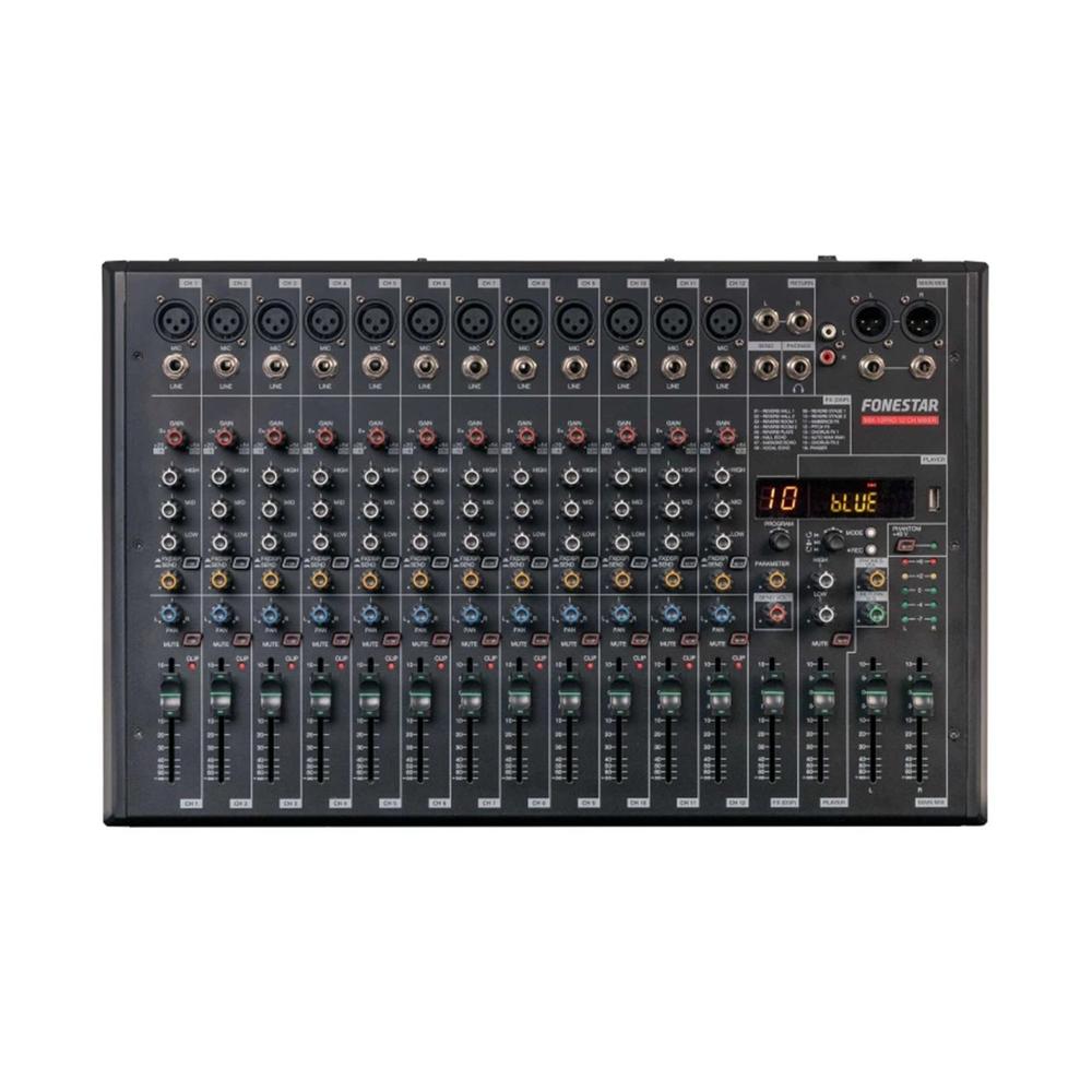 Mezclador estudio profesional fonestar mix - 12pro