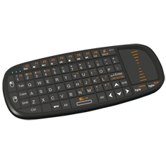 Mini teclado bluetooth con touchpad y puntero l?ser