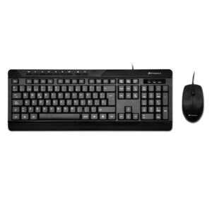 Combo phoenix key media de teclado multimedia espa?ol qwerty y rat?n con cable usb