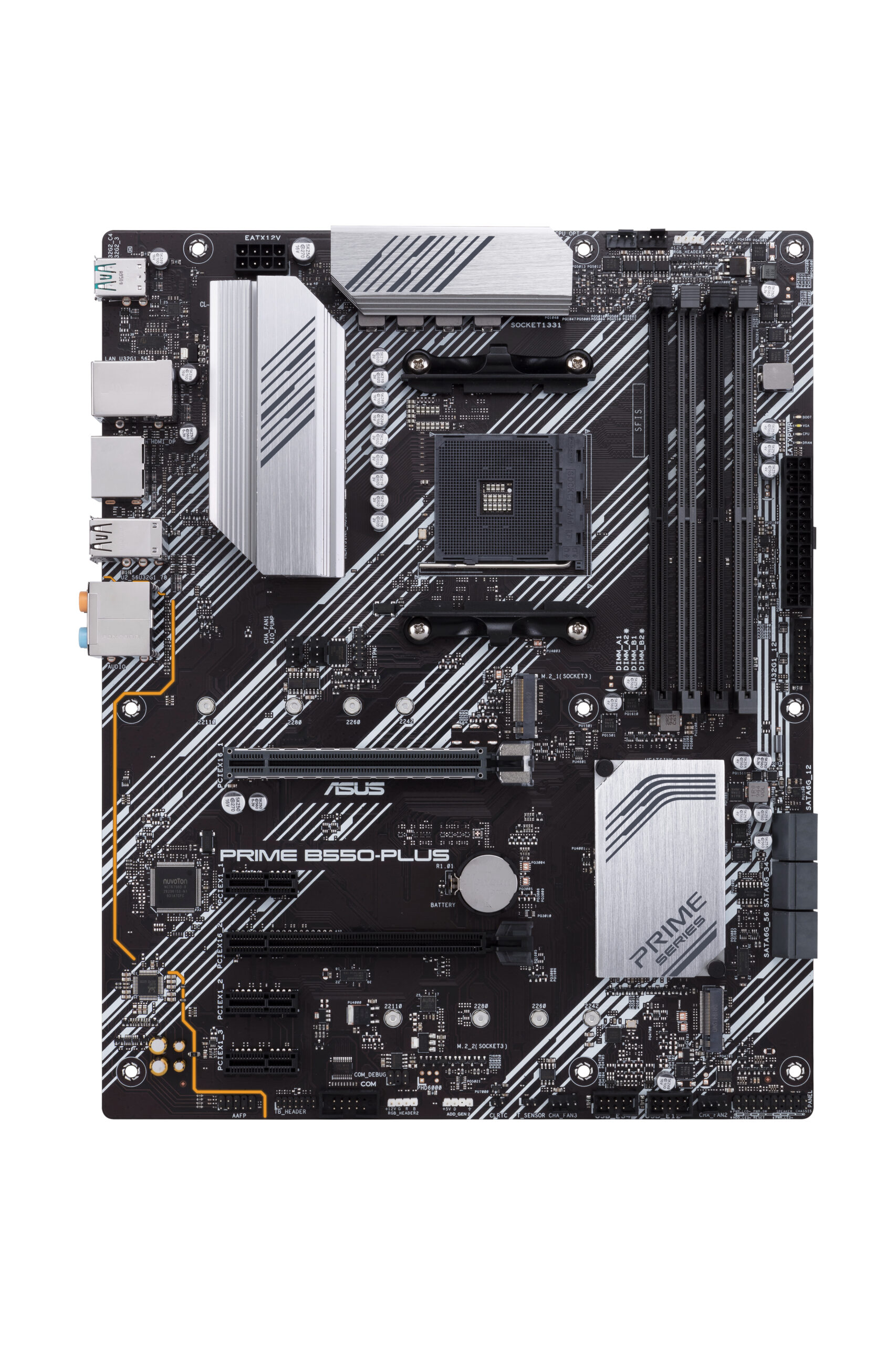 Placa base asus amd prime b550 - plus atx - 4x ddr4 - 6x sata 6gb - s - 5x usb 3.2 - 1x usb tipo c - 2x usb 2.0 90mb14u0 - m0eay0