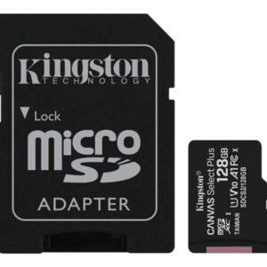 Tarjeta memoria micro secure digital sd hc 128gb kingston canvas select plus clase 10 uhs - 1 + adaptador sd