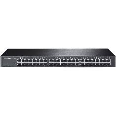 Switch 48 puertos 10 - 100 - 1000 rack 19 pulgadas 1u tp - link