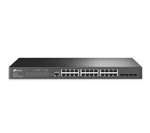 Switch 24 puertos 10 - 100 - 1000 + 4 sfp l2 tp - link