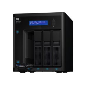 Servidor nas wd western digital my cloud ex4100 2gb ram 4 bahias raid ethernet gigabit